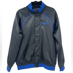 Air Jordan 1 Wings Royal Satin Jacket AA0350-010 Size Large VERY RARE!